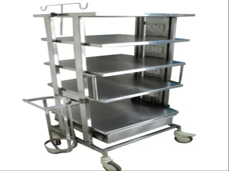 SS Trolley with Container